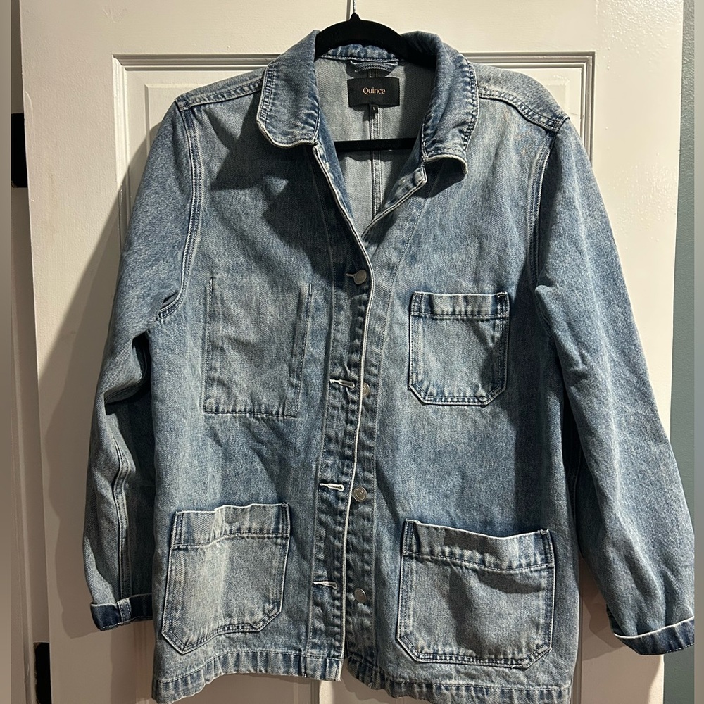 Denim chore jacket